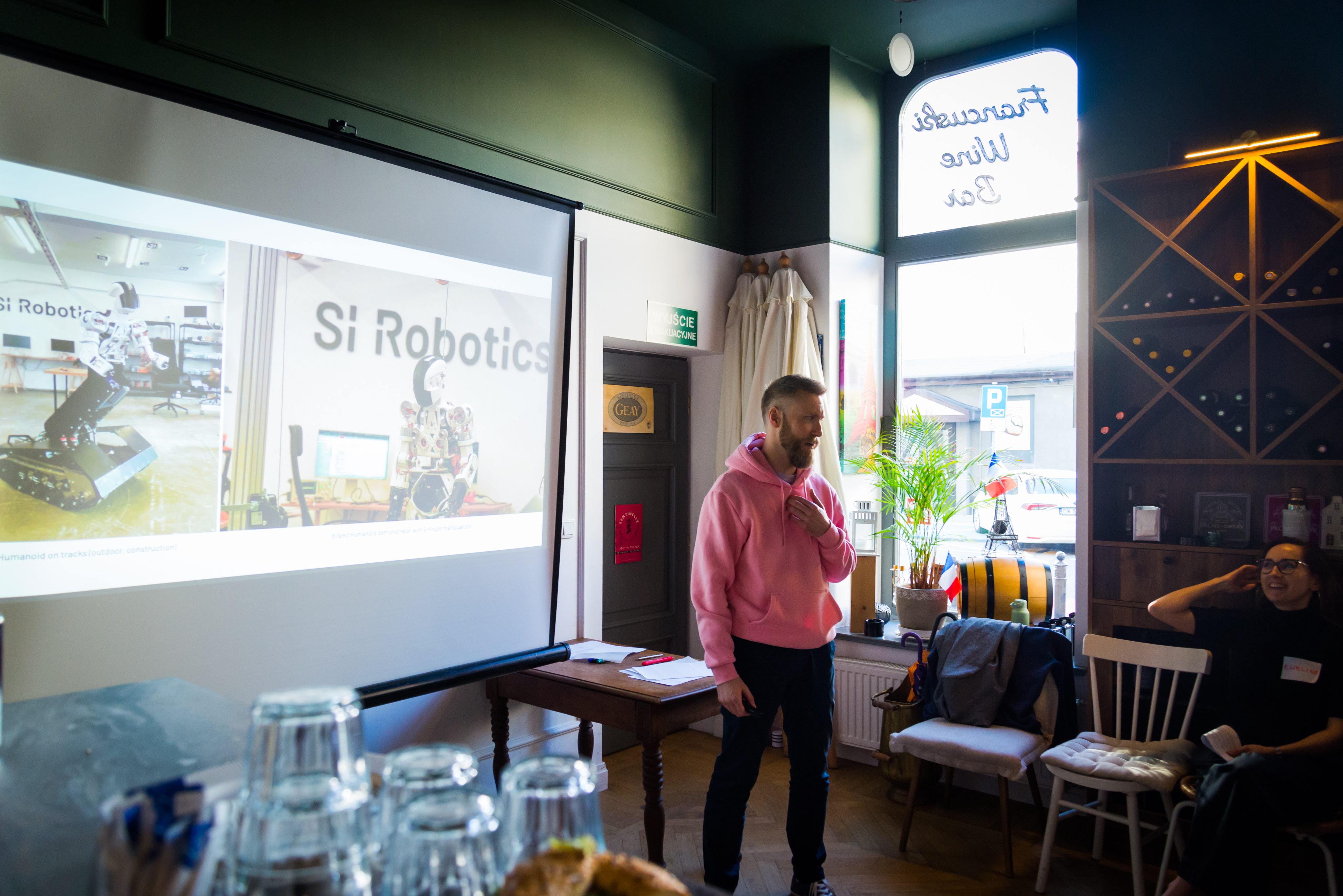 Si Robotics presentation at Robotics Breakfast